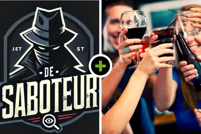 De Saboteur incl. 1 uur borrelarrangement
