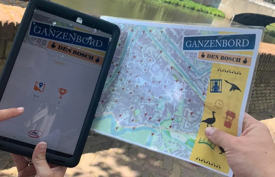 Levend ganzenborden Eindhoven