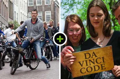 Solex rijden - Lunch - Da Vinci Code